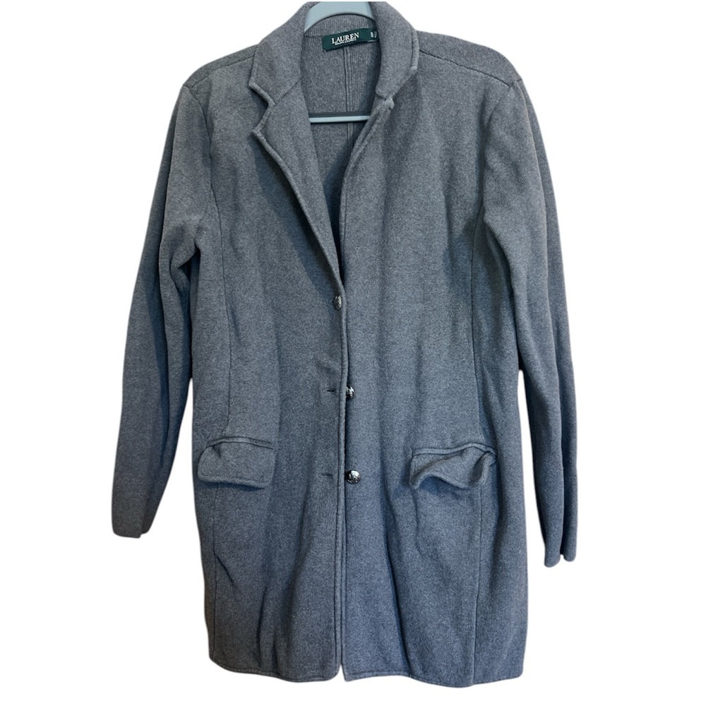 Lauren Ralph Lauren Gray Cardigan